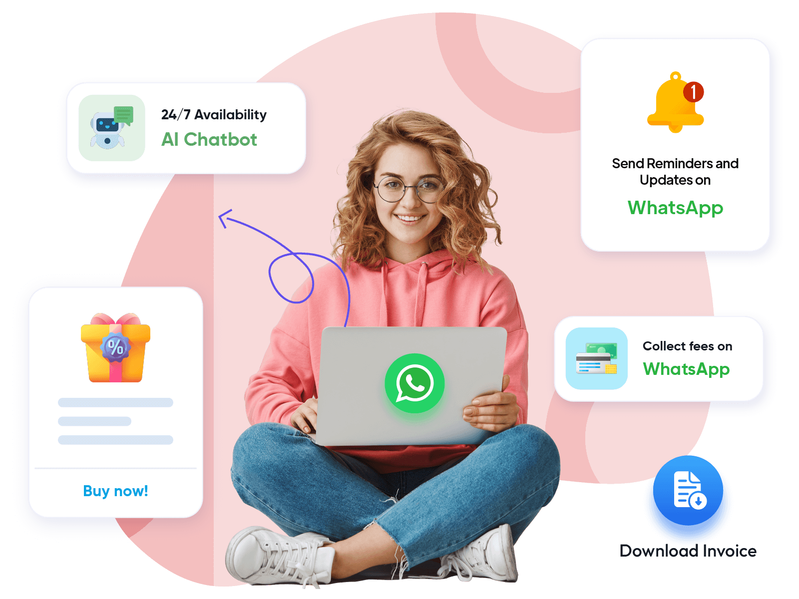 Send bulk WhatsApp messages to Qatar customers — zero ban risk.